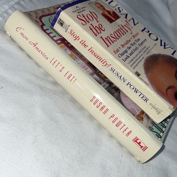 STOP THE INSANITY BOOK AND C’MON AMERICA LETS EAT COOKBOOK BY SUSAN POWTER - Picture 5 of 16